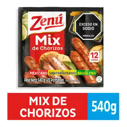 Zenú Mix Chorizo 540 g