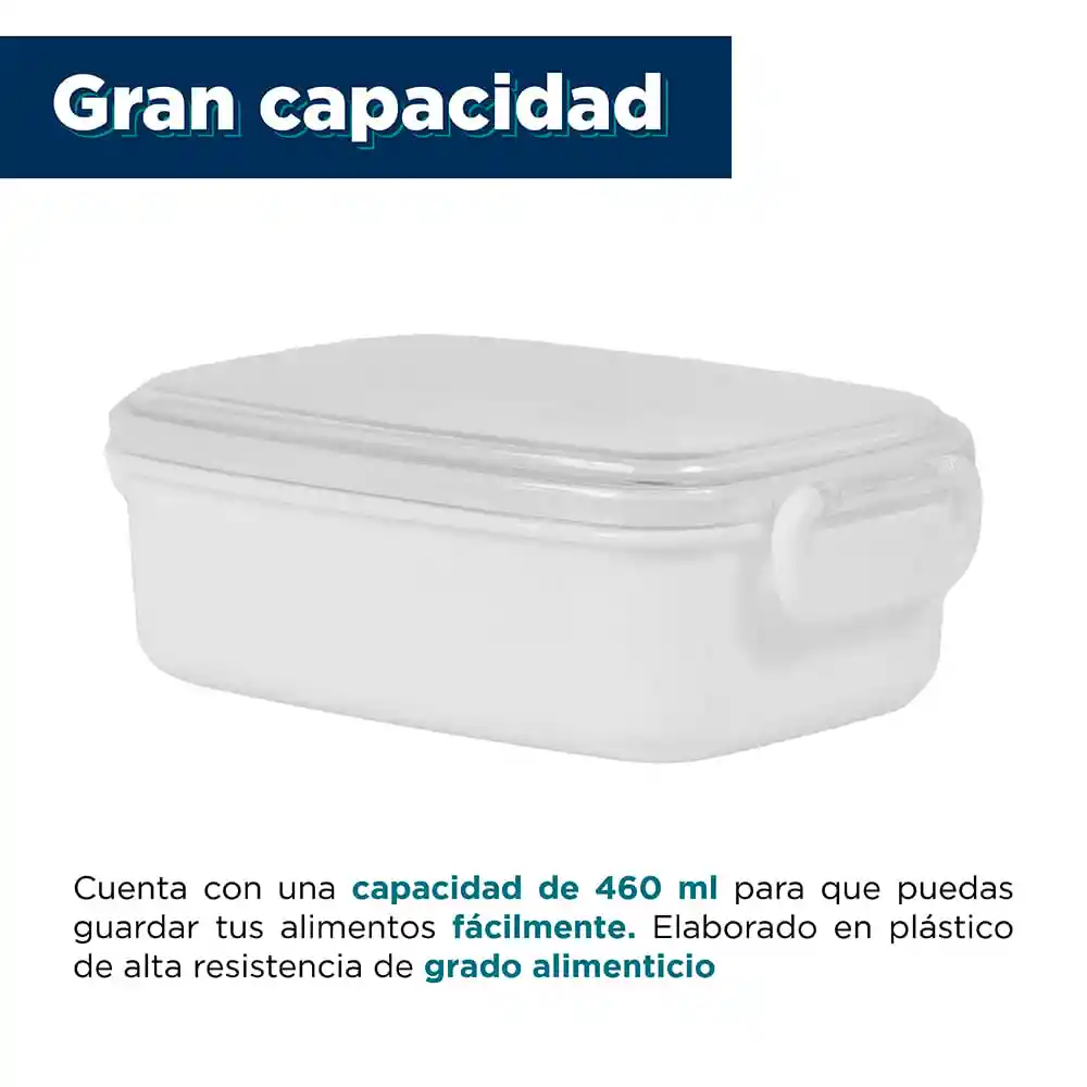 Contenedor de Alimentos Blanco Miniso