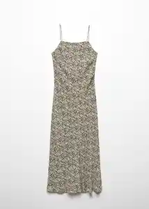 Vestido Dresden Beige Talla 21 Teen Niñas Mango