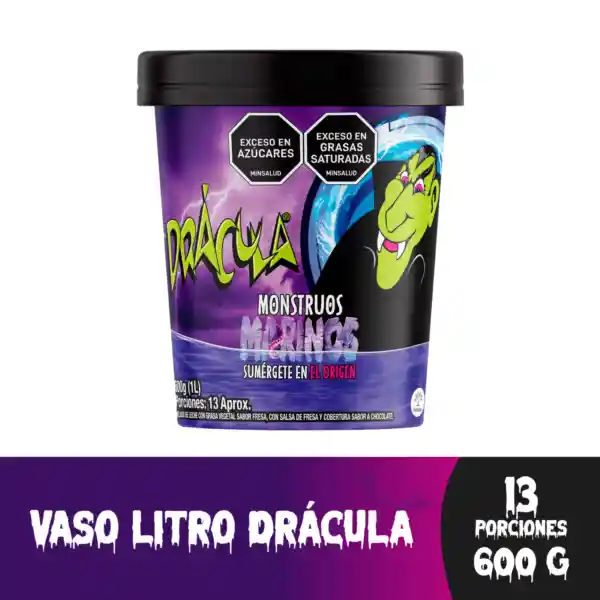 Dracula Helado Monstruos Marinos Sabor Fresa