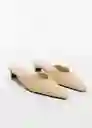 Zapatos Paris Mujer Beige Talla 40 Mango