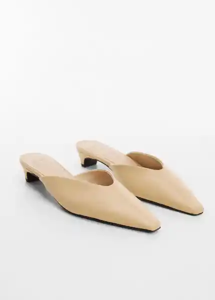 Zapatos Paris Mujer Beige Talla 40 Mango