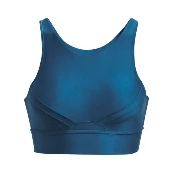 Under Armour Top Infinity Pintuck Mid Mujer Azul XS 1376883-426