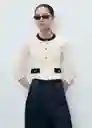 Cárdigan Peri Crudo Talla S Mujer Mango