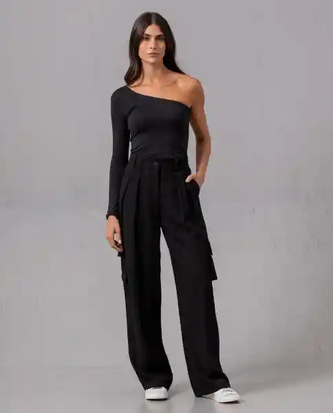 Camiseta Mujer Negro Noche Ultraoscuro Talla S 68624 Rifle