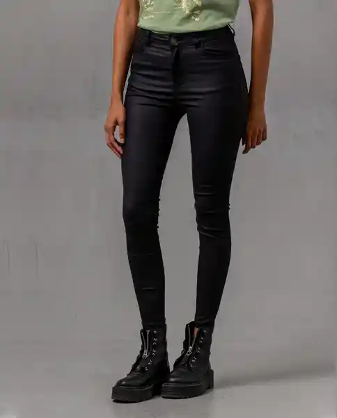 Pantalón Mujer Negro Talla 4 Rifle