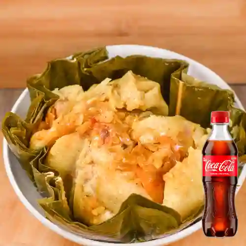 Combo Tamal Mixto + Coca Cola Original 400 ml