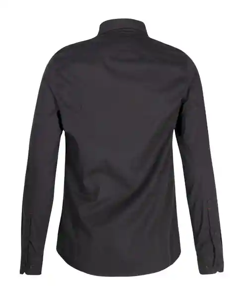 Camisa M/l Premium Negro Talla M Hombre Chevignon