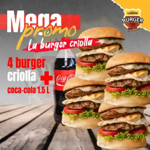 Mega Promo Criolla X 4