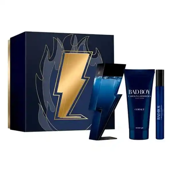 Estuche Carolina Herrera Bad Boy Cobalt Edp For Men