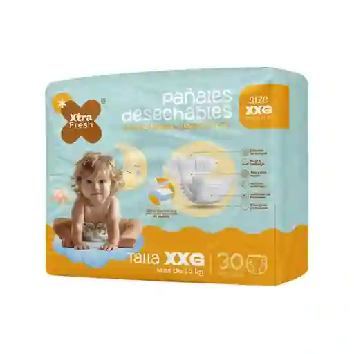 Xtra Fresh Pañal Desechable Etapa 5 XXG