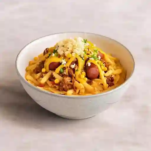 Salchipapa especial potaco
