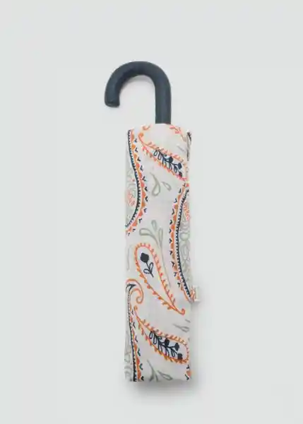 Paraguas Pasley Offwhite Talla 99 Mujer Mango