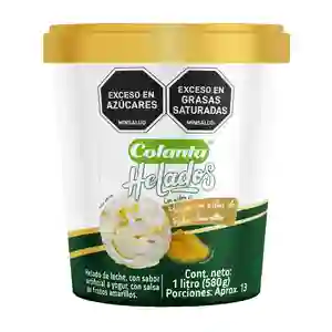 Helado Yogur Frutos Amarillos Colanta x 1 L