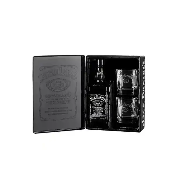 Jack Daniels Estuche Whisky Tennessee + Vasos