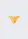 Braga Shell Amarillo Pastel Talla M Mujer Mango