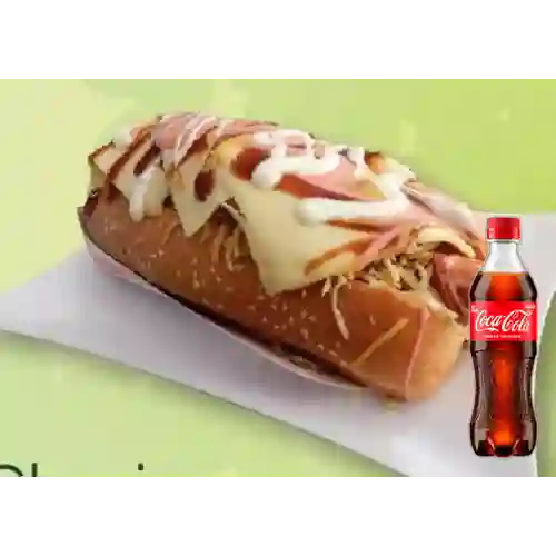 Combo Perro Caliente + Coca Cola Original 400 ml