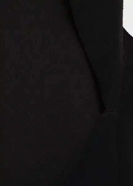 Top Backless Negro Talla M Mujer Mango