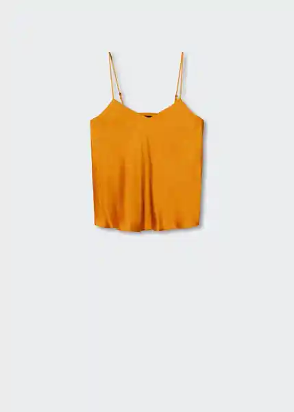 Top Gloria3 Naranja Talla M Mujer Mango