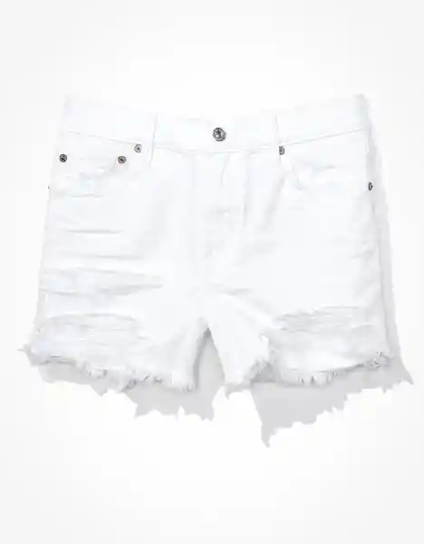 Short Mujer Blanco Talla 2 400381227681 American Eagle