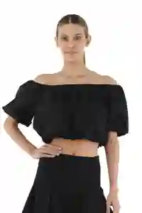 Top Birkin Negro Talla XS Mercedes Campuzano