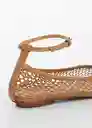 Zapatos Fiore1 Camel Talla 42 Mujer Mango