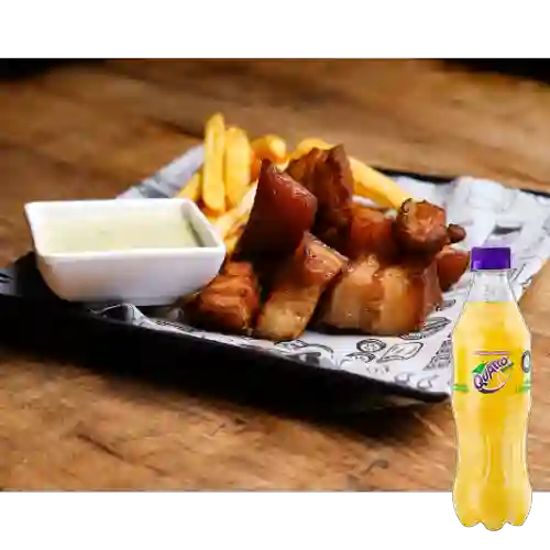 Combo Chicharroncitos + Quatro Original 400ML