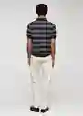Camiseta Polo Raya Navy Talla S Hombre Mango