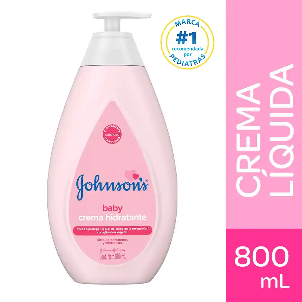 Johnson's Baby Crema Líquida Hidratante 