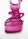 Sandalias Maya Fucsia Talla 40 Mujer Mango