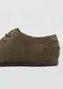 Zapatos Wallabee Khaki Talla 44 Hombre Mango
