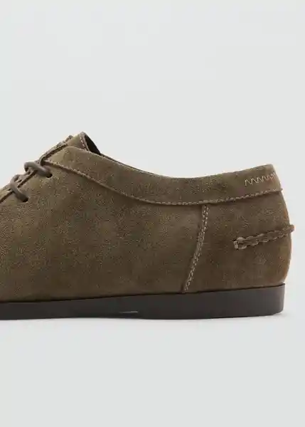 Zapatos Wallabee Khaki Talla 44 Hombre Mango