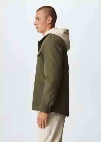 Chaqueta Kobe Khaki Talla S Hombre Mango