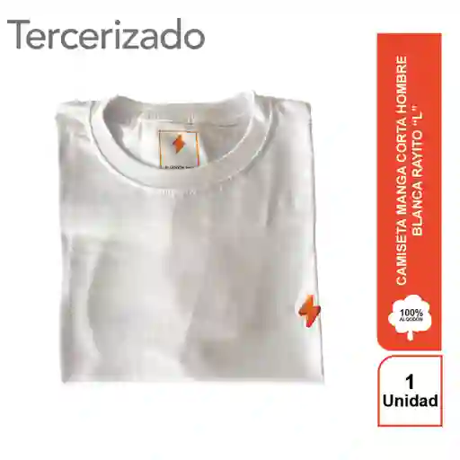 Rayito Camiseta Hombre Blanca L