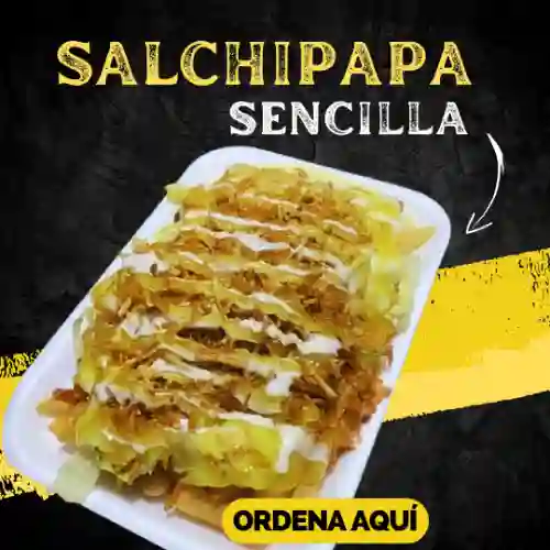 Salchipapa Sencilla