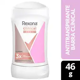 Rexona Clinical Antitranspirante en Barra Classic 
