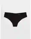 Panti Aerie en Negro Talla Small American Eagle