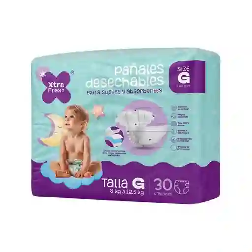 Xtra Fresh Pañal Desechable Etapa 3 G