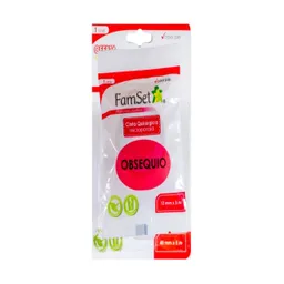 Famset Cinta Quirúrgica Microporosa Piel 12 mm x 3 m 48 mm x 5 m