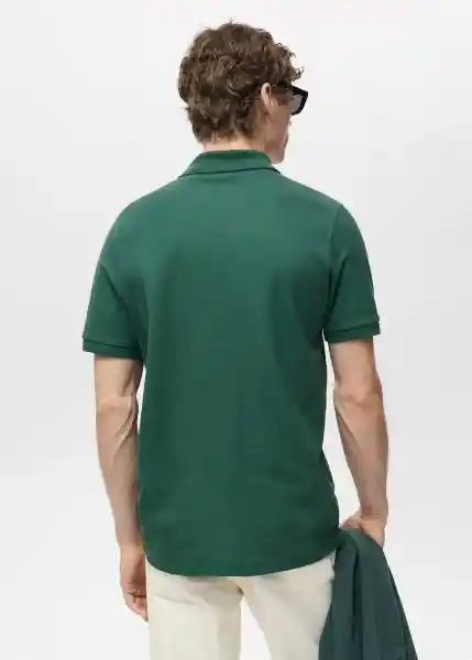 Camiseta Polo Rea Botella Talla M Hombre Mango