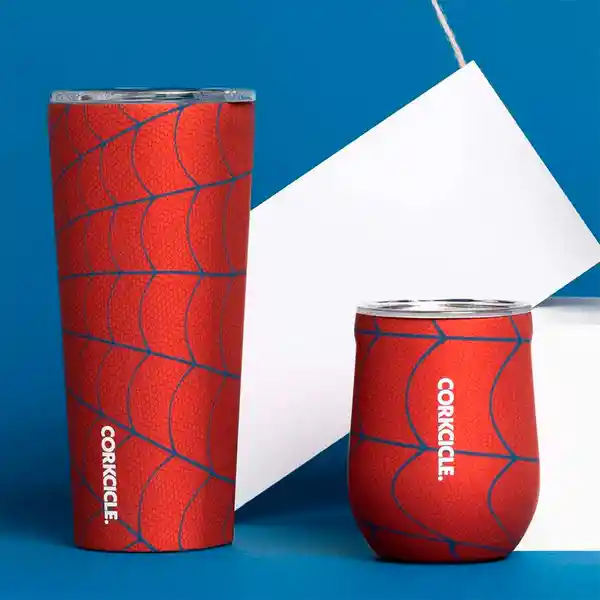 Corkcicle Vaso Stemless Spiderman