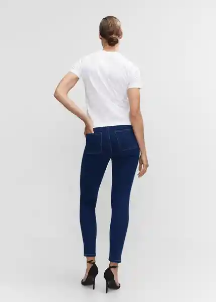 Jean Jegging Tejano Oscuro Talla 34 Mujer Mango