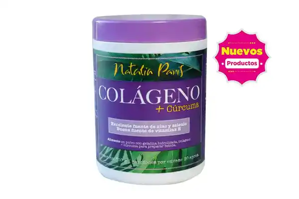 Natalia Paris Alimento en Polvo Colageno + Curcuma