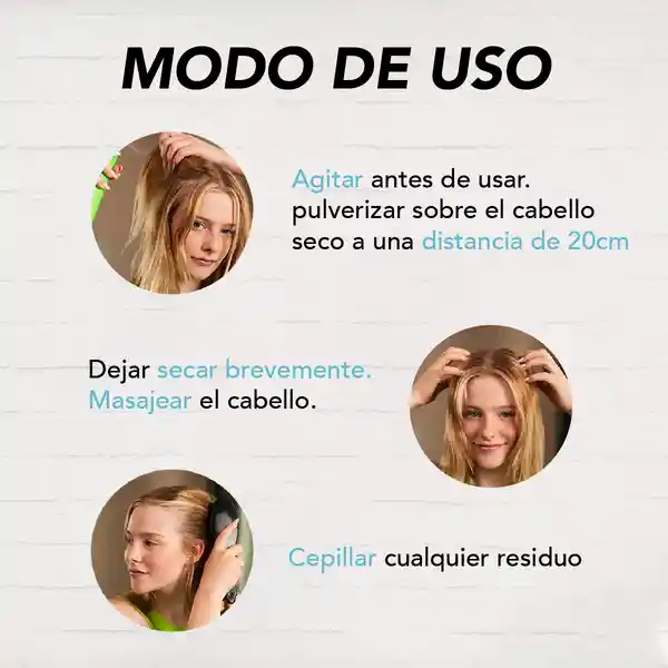 Got2B Shampoo Seco Extra Volumen Dry Voluminizing