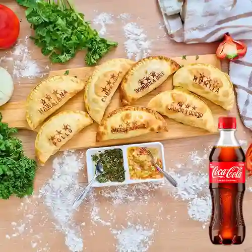 Combo Empanada Espinaca&Queso +Cocacola Orig 400ml