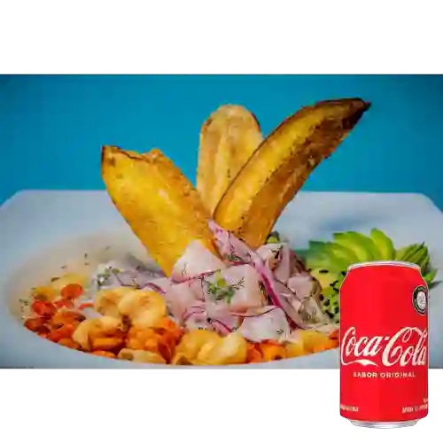 Combo Ceviche Clásico Peruano +Cocacola Orig 330Ml