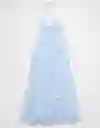 Vestido Aerie Azul Talla: SMALL 1900461 American Eagle