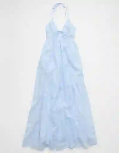 Vestido Aerie Azul Talla: SMALL 1900461 American Eagle