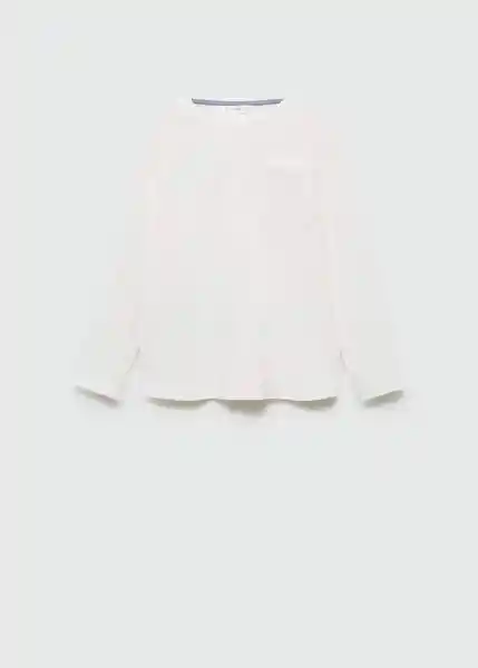 Camiseta Basica7 Offwhite Talla 14 Niños Mango