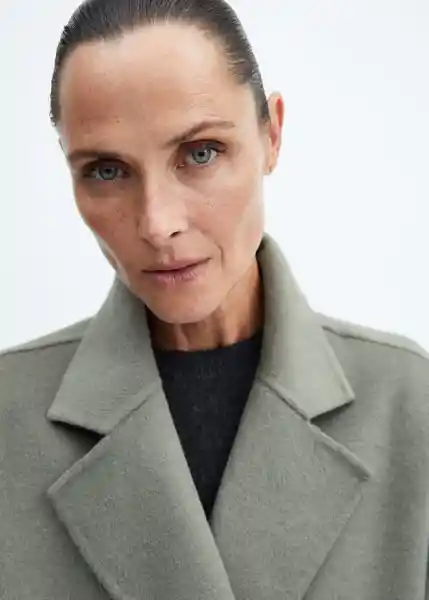 Abrigo Picarol Khaki Talla 18 Mujer Mango